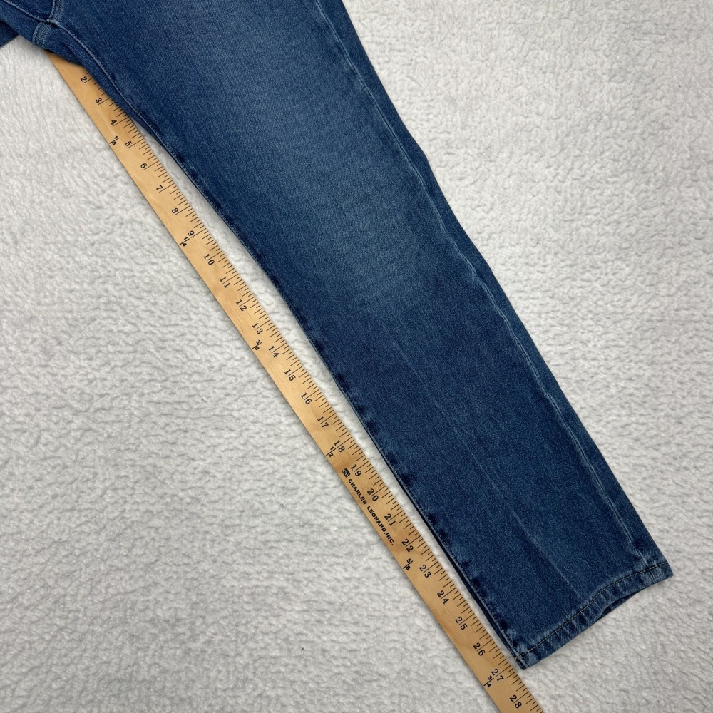 Banana Republic High Rise Slim Stretch Blue Denim Pants Women's 30x27 - Picture 6 of 12